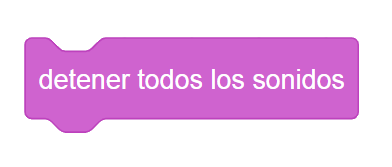 Scratch 3 - Detener todos los sonidos
