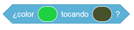 Scratch 3.0 - Bloques de sensores - ¿Color ... tocando ...?