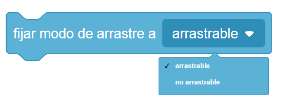 Scratch 3.0 - Bloque de sensores - fijar modo de arrastre a ...