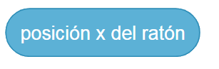 Scratch 3.0 - Bloques de sensores - posición x del ratón